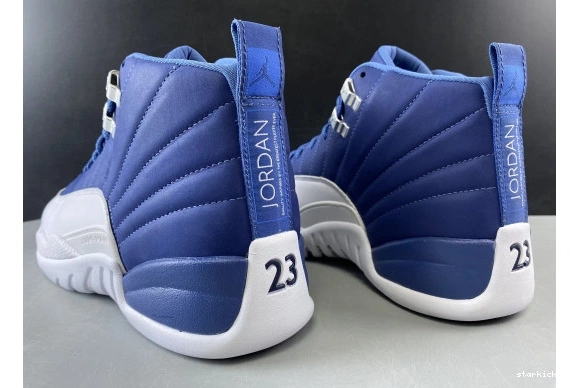 Jordan Stone Blue 130690-404 Retro 130690-404 12 Air 0729